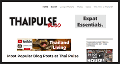 Desktop Screenshot of blog.thaipulse.com