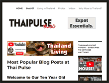 Tablet Screenshot of blog.thaipulse.com